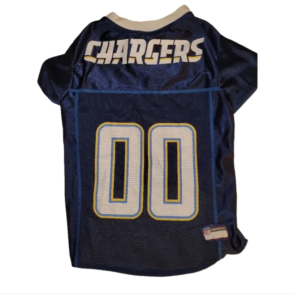 Los Angeles Chargers NFL Dog Jersey Size XL (up to 60lb)